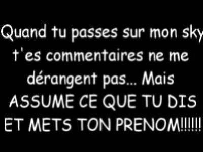 Soyez pas l�che assum����������