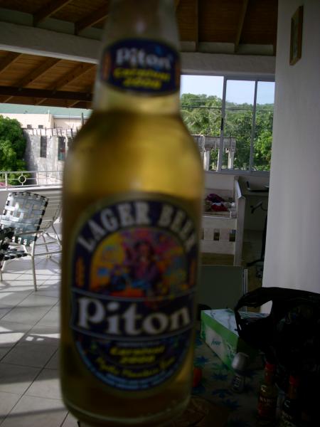 The beer of Ste Lucia